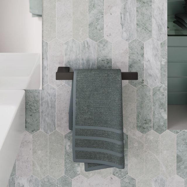 Lifestyle 1 Fienza Tono Hand Towel Holder 250mm Matte Black 85102MB - The Blue Space