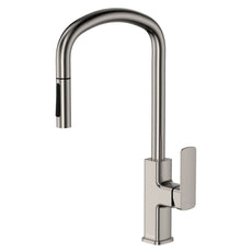 Fienza Tono Pull Out Sink Mixer Brushed Nickel 233108BN-LF - The Blue Space