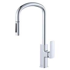 Fienza Tono Pull Out Sink Mixer Chrome 233108-LF - The Blue Space