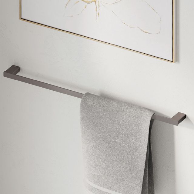 Fienza Tono Single Towel Rail 610mm Gun Metal