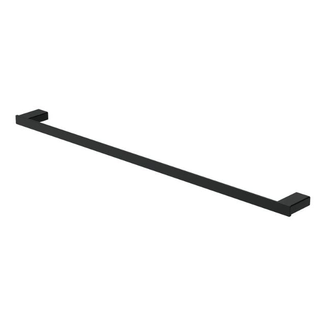 Fienza Tono Single Towel Rail 810mm Matte Black 85101800MB - The Blue Space