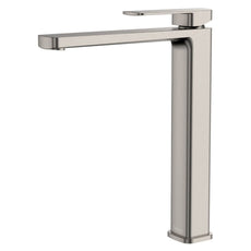 Fienza Tono Tall Basin Mixer Brushed Nickel 233107BN-LF - The Blue Space