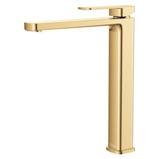 Fienza Tono Tall Basin Mixer Urban Brass 233107UB-LF - The Blue Space
