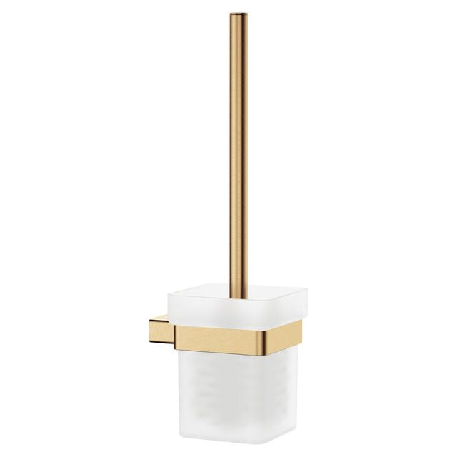 Fienza Tono Toilet Brush And Holder Urban Brass 851010UB - The Blue Space
