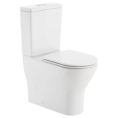 Fienza Tono Tornado Flush Back-to-Wall Toilet Suite With Slim Seat R&T Internal - P-Trap K028P-2 - The Blue Space