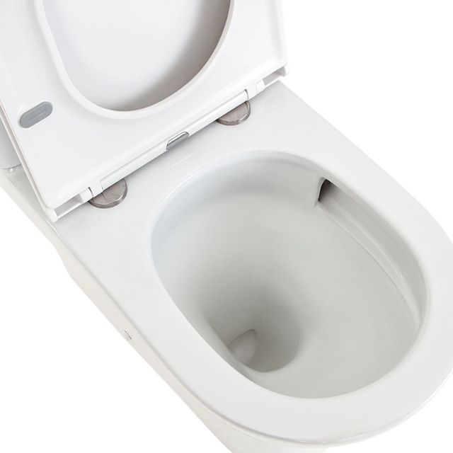 Fienza Tono Tornado Flush Back-to-Wall Toilet Suite With Slim Seat R&T Internal - P-Trap