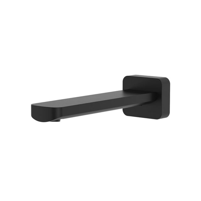 Fienza Tono Wall Basin/Bath 180mm Outlet Matte Black 233115B-LF - The Blue Space