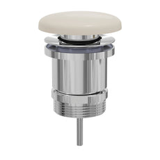 Fienza Universal Pop-Up / Pull-Out Basin Waste Warm White Concrete WAS72W - The Blue Space