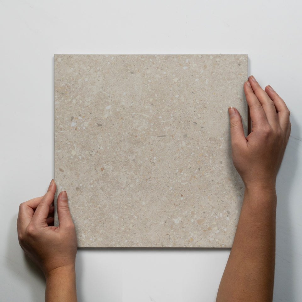 Frankie Vanilla Matte Porcelain Tile P3 300 x 300mm