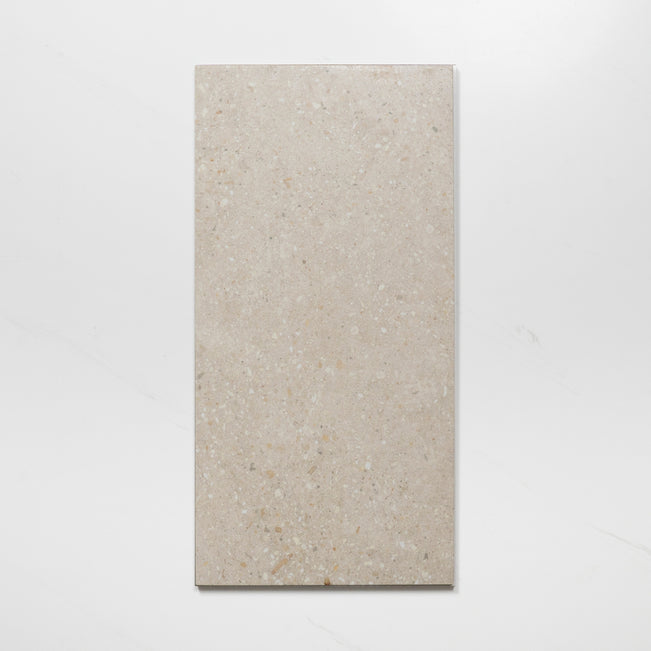 Single no Hand Frankie Vanilla Matte Porcelain Tile P3 300 x 600mm FRAWHM3 - The Blue Space