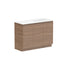 ADP Glacier Lite All Door Trio Vanity with Solid Surface Top