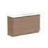 ADP Glacier Lite All Door Trio Vanity with Solid Surface Top