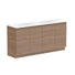ADP Glacier Lite All Door Trio Vanity with Solid Surface Top