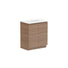 ADP Glacier Lite All Door Trio Vanity with Solid Surface Top