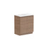 ADP Glacier Lite All Door Trio Vanity with Solid Surface Top