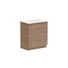 ADP Glacier Lite All Door Trio Vanity with Solid Surface Top