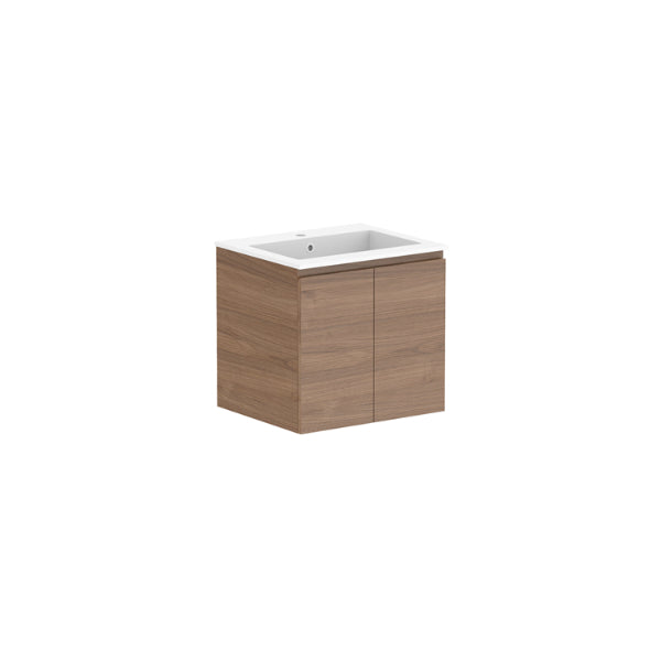 ADP Glacier Lite All Door Twin Vanity with Cast Marble Top