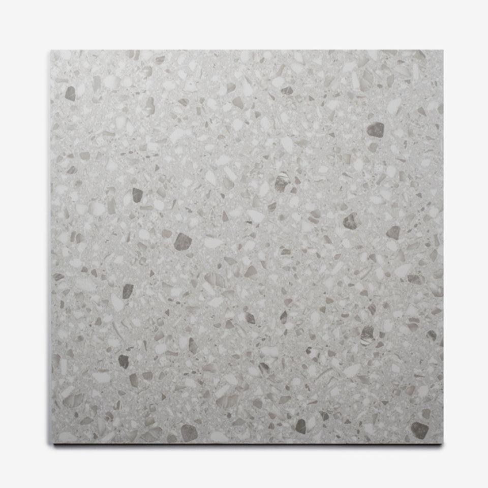 Grey Clio Terrazzo Tile Tech Grip 600 x 600mm Porcelain