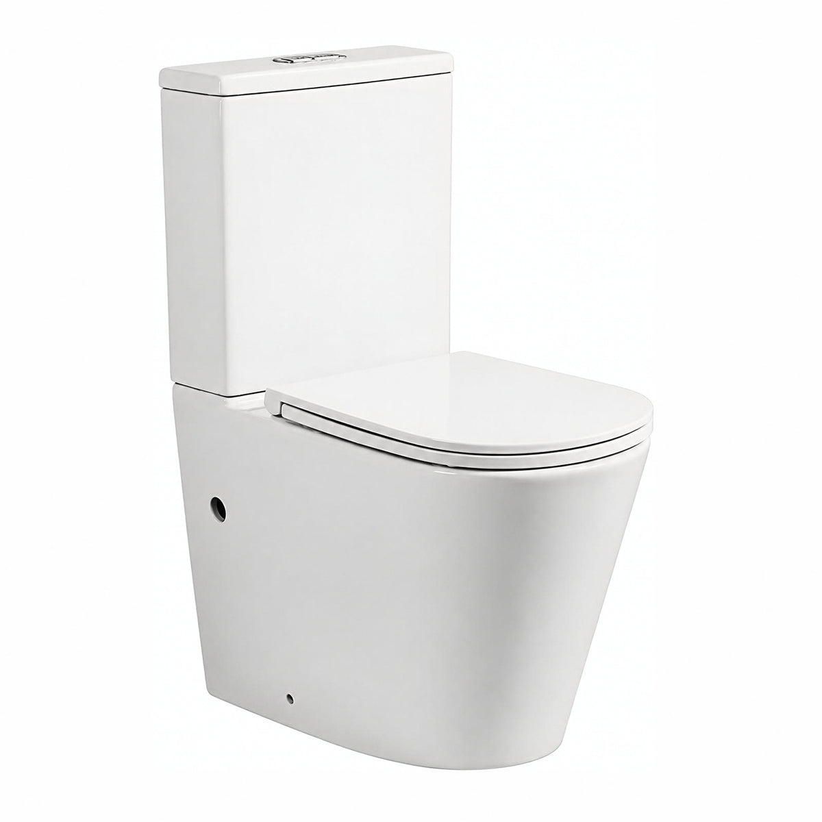 Indigo Cali Universal Rimless Toilet Suite US8002T2 - The Blue Space