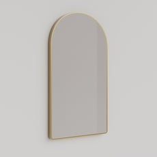 INLAM5090-BG | Ingrain Arch Brushed Gold Framed Mirror 500mm by 900mm