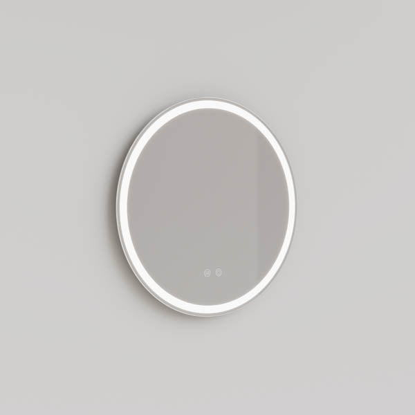 INIRM60 | Ingrain 600mm Round Frontlit Mirror with Touch Sensor and Demister Pad - Frameless | Product Image
