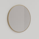 INGLM7590-BG | Ingrain Round Brushed Gold Framed Mirror 800mm