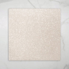 Single no Hand Island Terrazzo White Matt P4 Porcelain Tile 600x600mm 6NBLWHM - The Blue Space