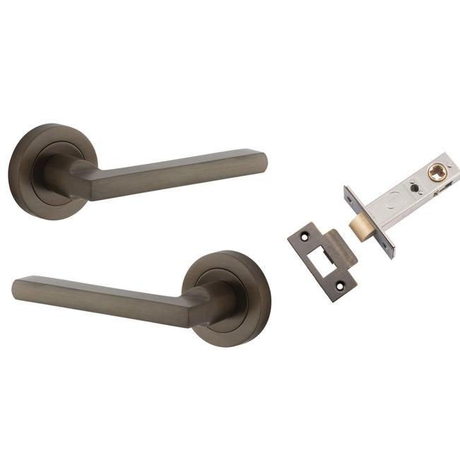 Iver Baltimore Lever Round Rose Passage Kit Signature Brass 9211KPASS60 - The Blue Space