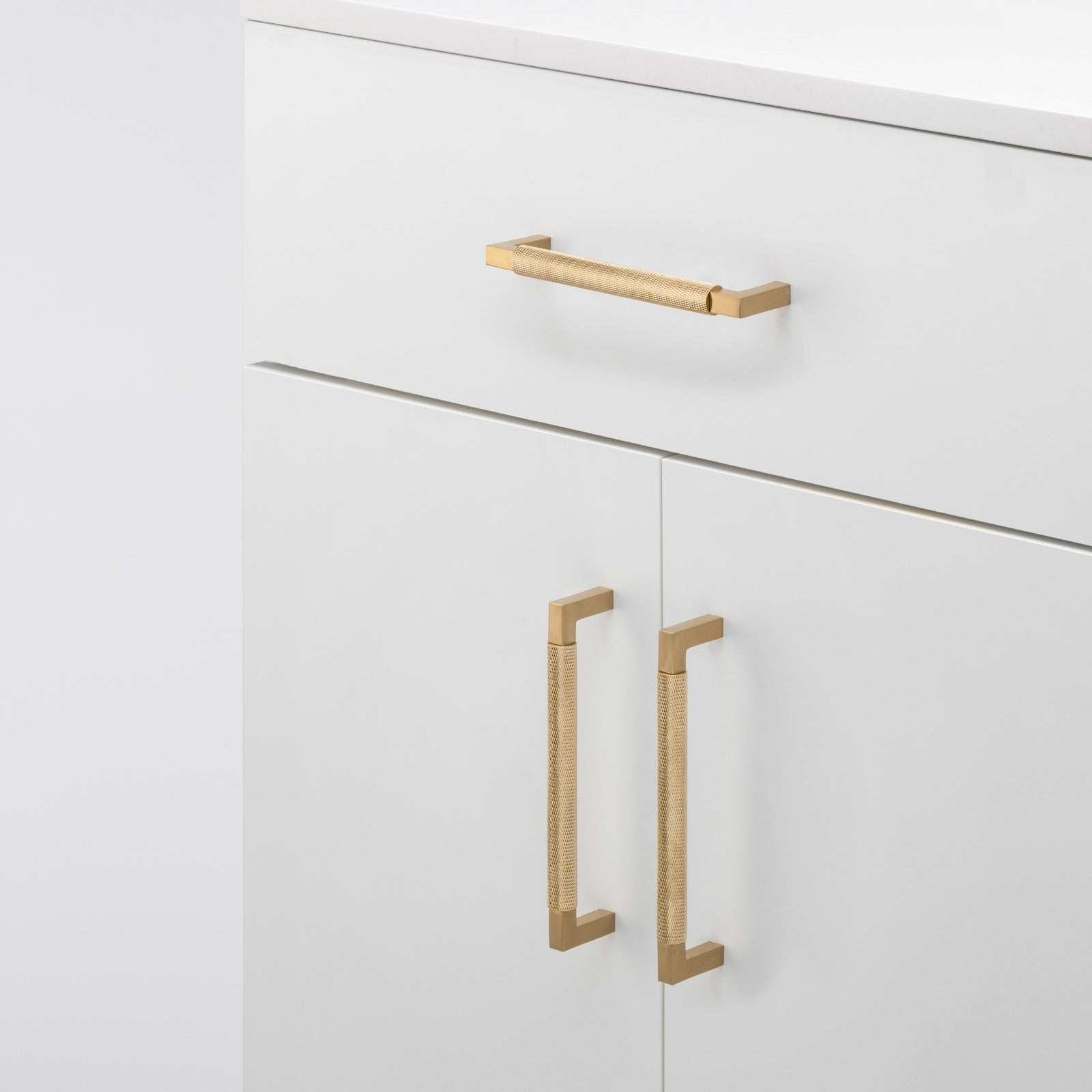 Lifestyle Iver Brunswick 160mm Cabinet Pull Handle Brushed Gold PVD 22110 - The Blue Space