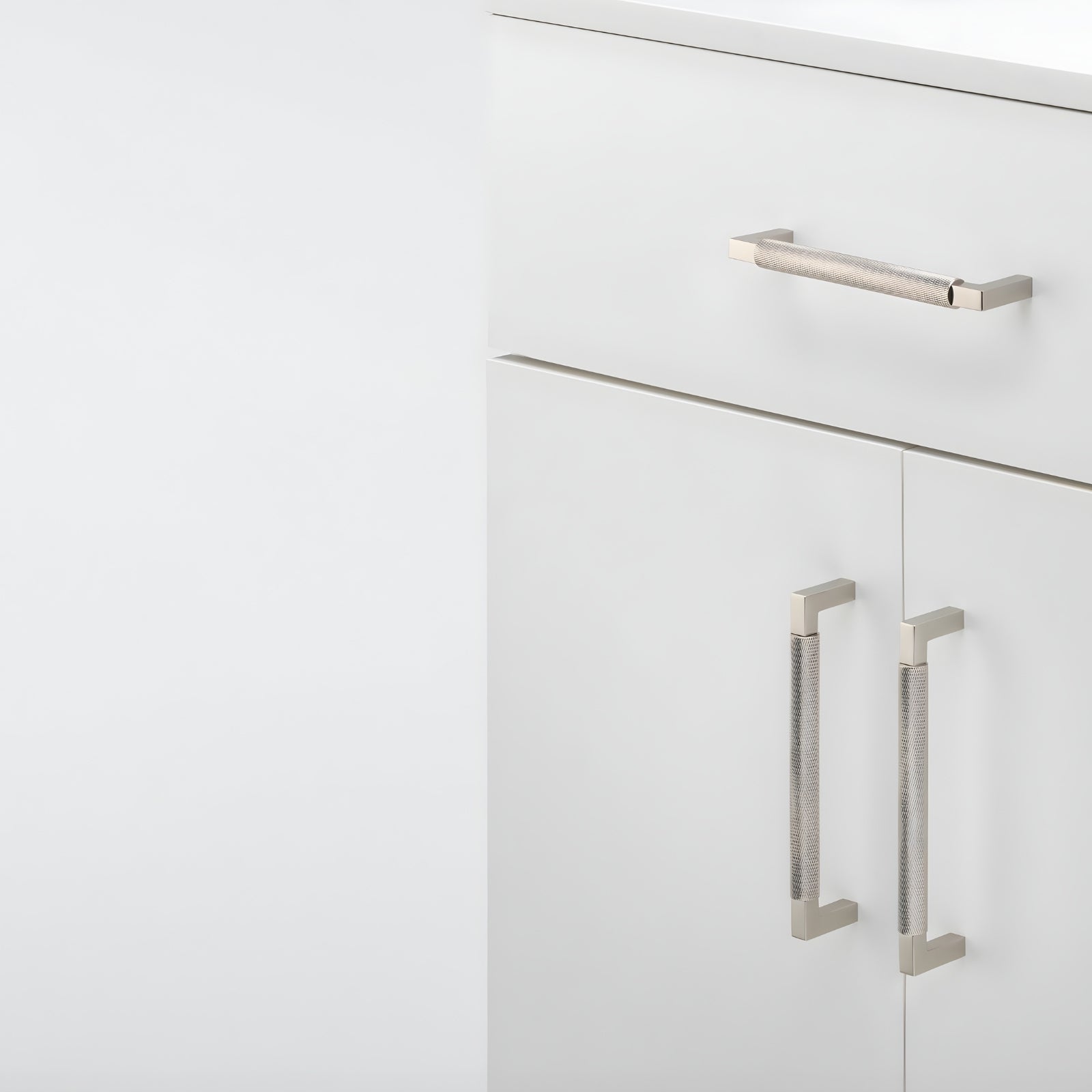 Lifestyle Iver Brunswick 160mm Cabinet Pull Handle Satin Nickel 22115 - The Blue Space