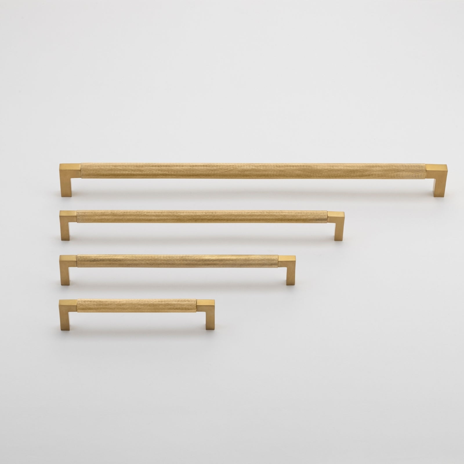 All Size Iver Brunswick 256mm Cabinet Pull Handle Brushed Gold PVD 22120 - The Blue Space