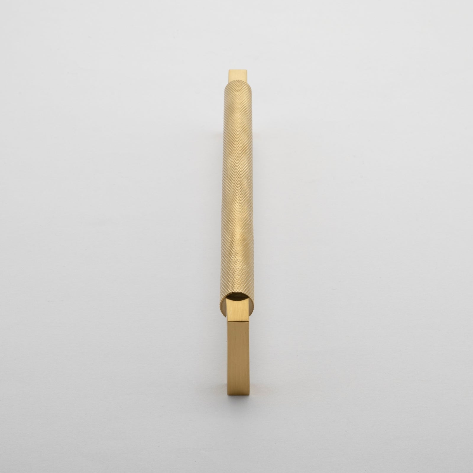 Detail 2 Iver Brunswick 256mm Cabinet Pull Handle Brushed Gold PVD 22120 - The Blue Space