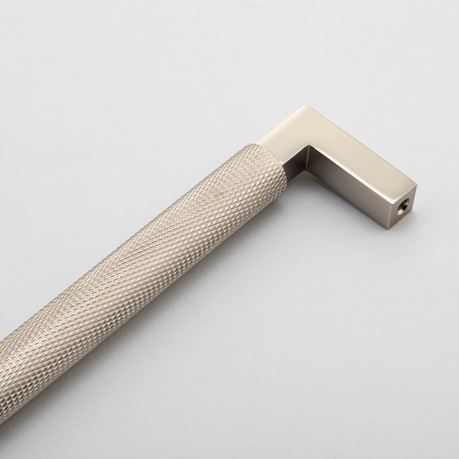 Detail 3 Iver Brunswick 256mm Cabinet Pull Handle Satin Nickel 22125 - The Blue Space