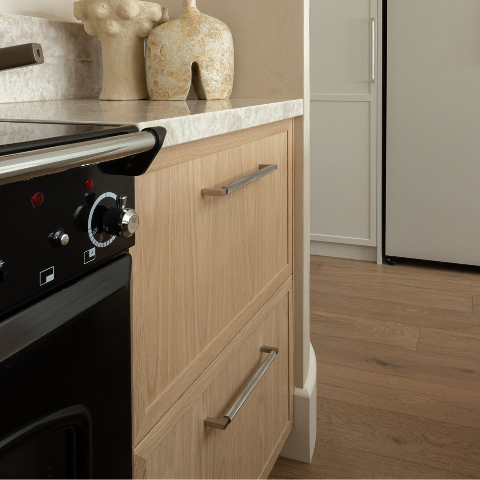 Iver Brunswick 450mm Cabinet Pull Handle Satin Nickel