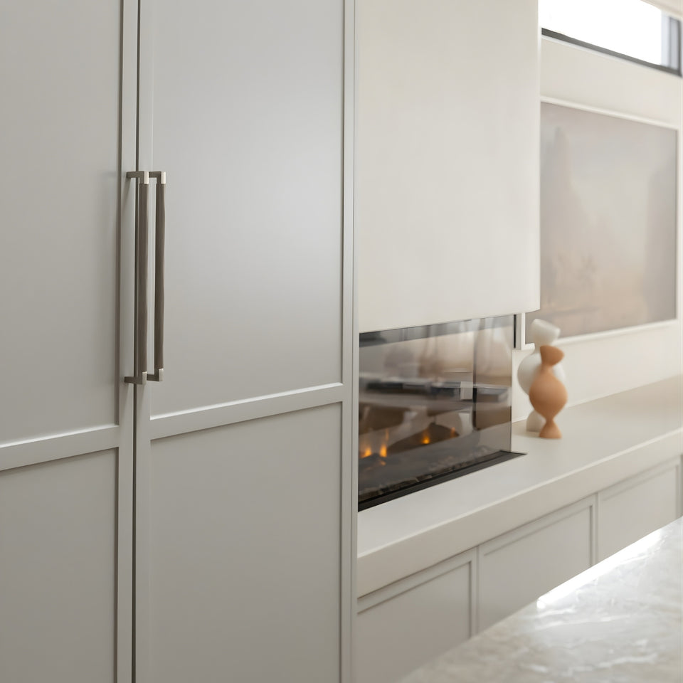 Iver Brunswick 450mm Cabinet Pull Handle Satin Nickel
