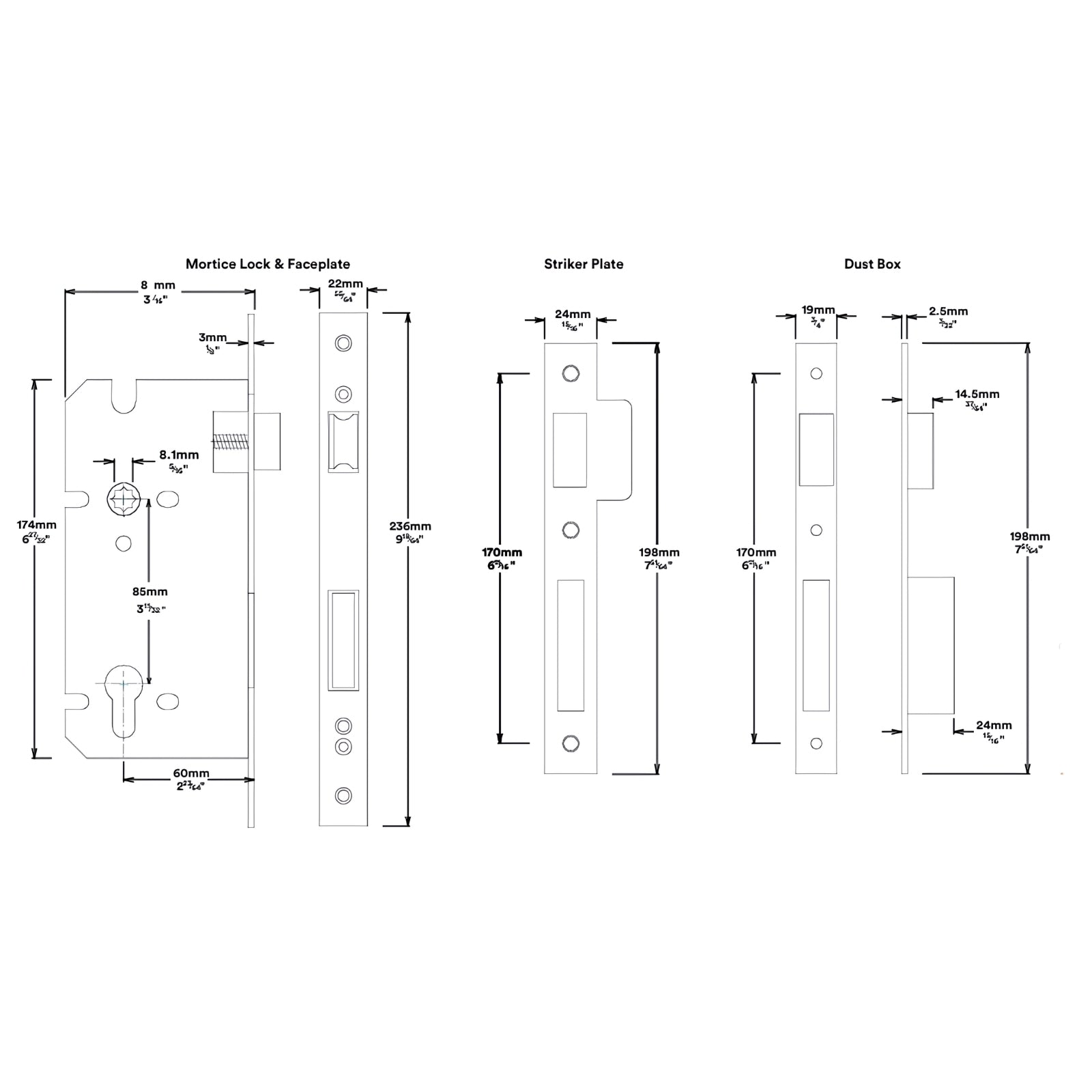 Mortice Lock Iver Brunswick Lever Oval Backplate Entrance Kit with High Security Lock Brushed Gold  16268KENTR60KT - The Blue Space