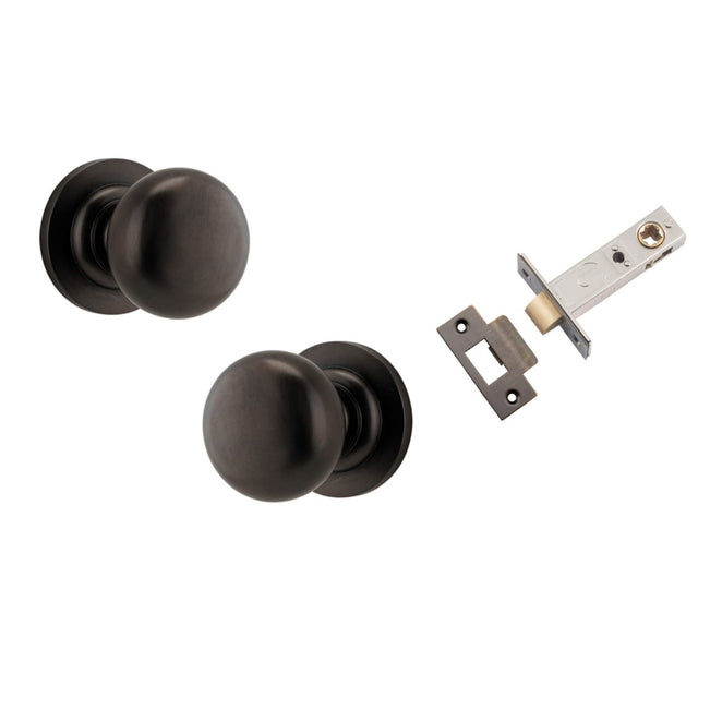 Iver Cambridge Knob Round Rose Passage Kit Signature Brass  0201KPASS60 - The Blue Space