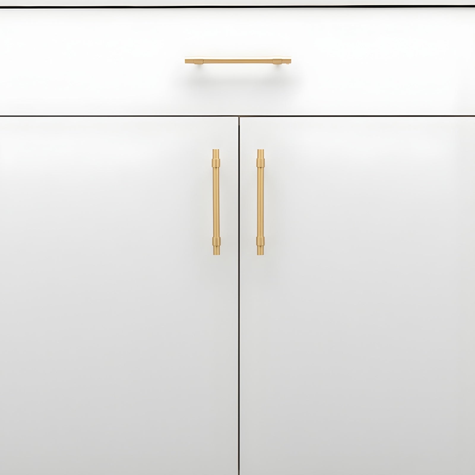 Detail2 Iver Helsinki 128mm Cabinet Pull Handle Brushed Brass 21006 - The Blue Space