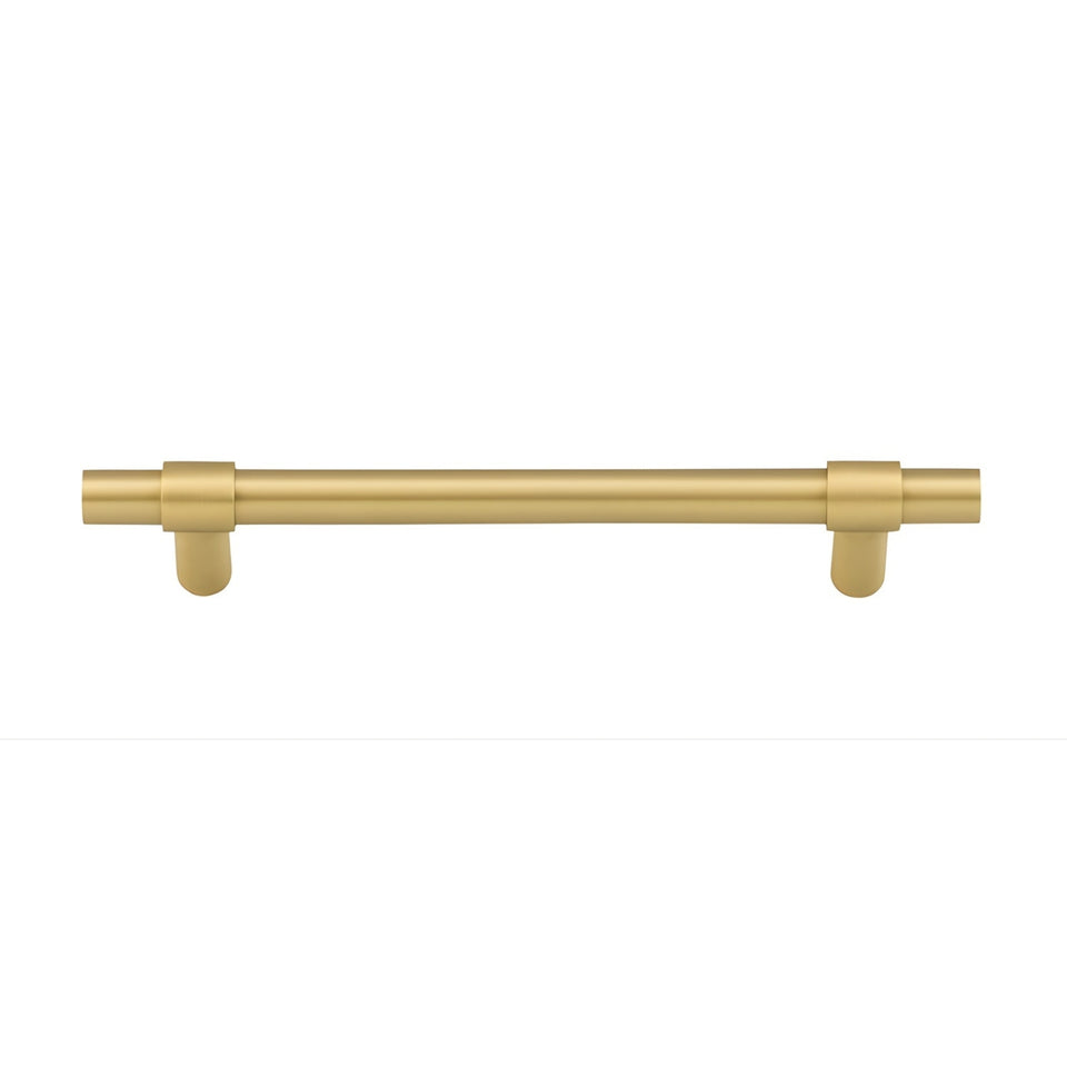 Iver Helsinki 128mm Cabinet Pull Handle Brushed Gold PVD