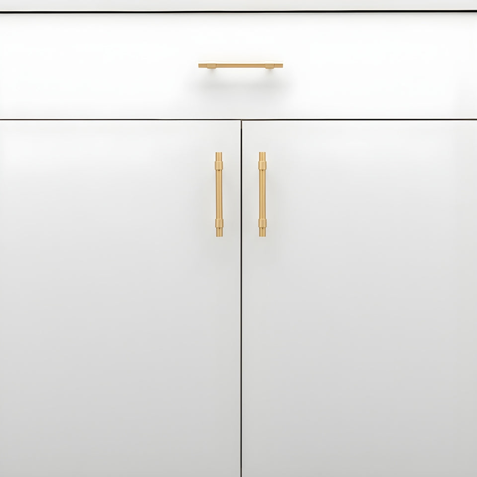 Iver Helsinki 96mm Cabinet Pull Handle Brushed Brass