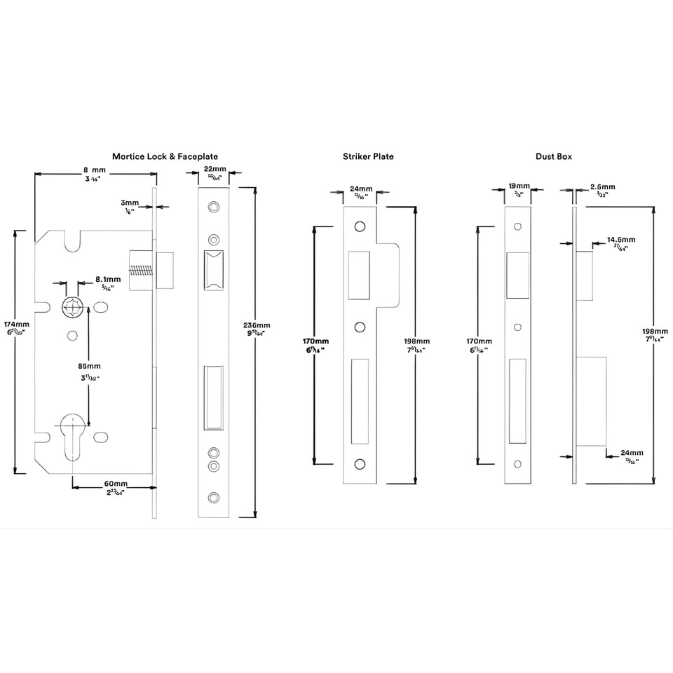 Iver Helsinki Lever Oval Backplate Entrance Kit with High Security Lock Signature Brass