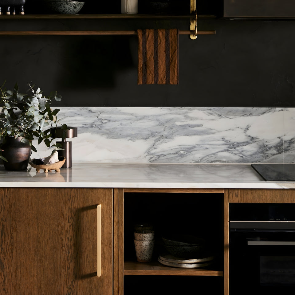 Iver Osaka 256mm Cabinet Pull Handle Brushed Brass