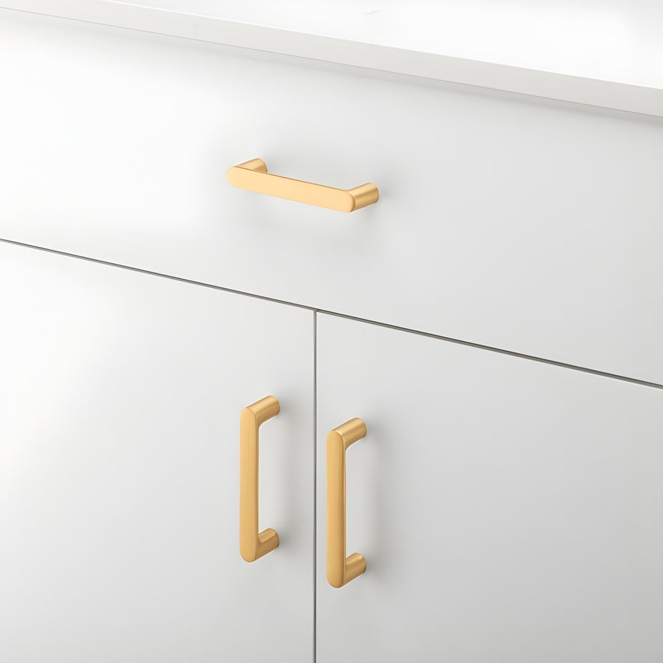 Iver Osaka 96mm Cabinet Pull Handle Brushed Brass