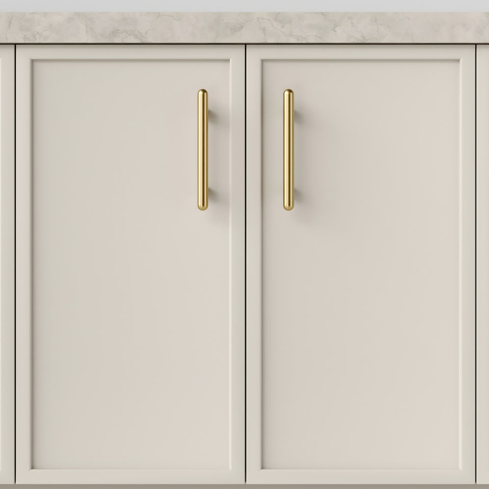 Iver Puerto 128mm Cabinet Pull Handle Brushed Gold PVD