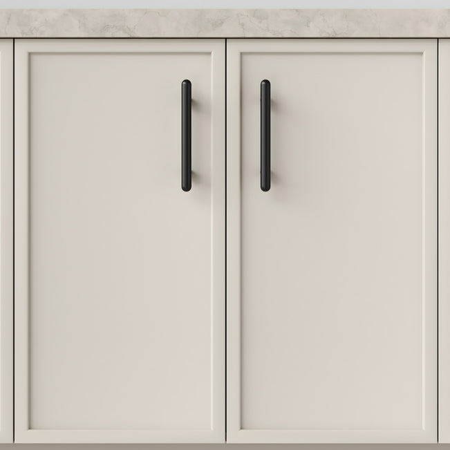 Hero Iver Puerto 128mm Cabinet Pull Handle Matte Black 24033 - The Blue Space
