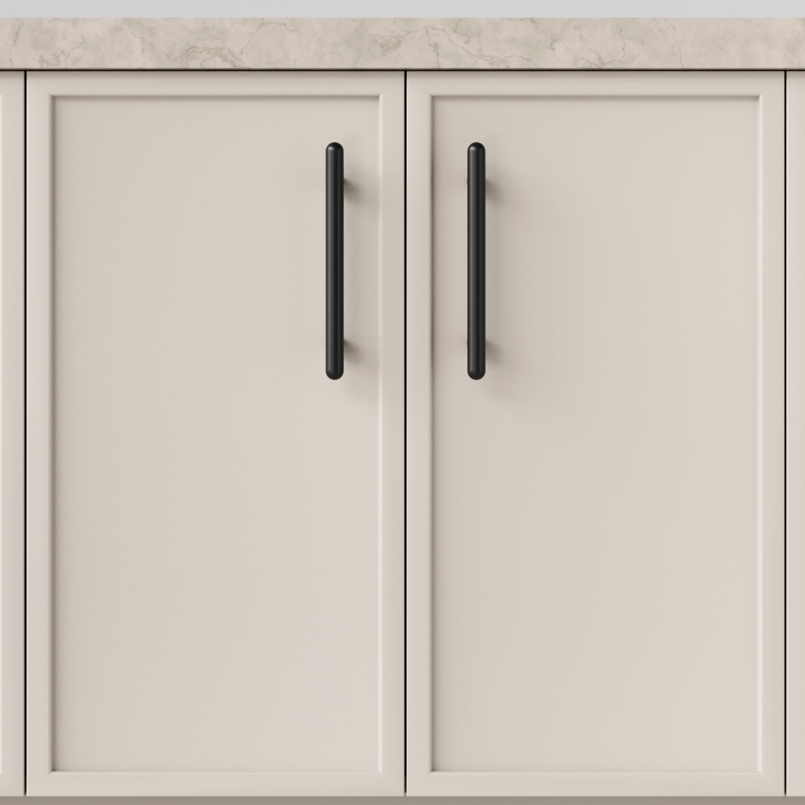 Hero Iver Puerto 160mm Cabinet Pull Handle Matte Black 24043 - The Blue Space