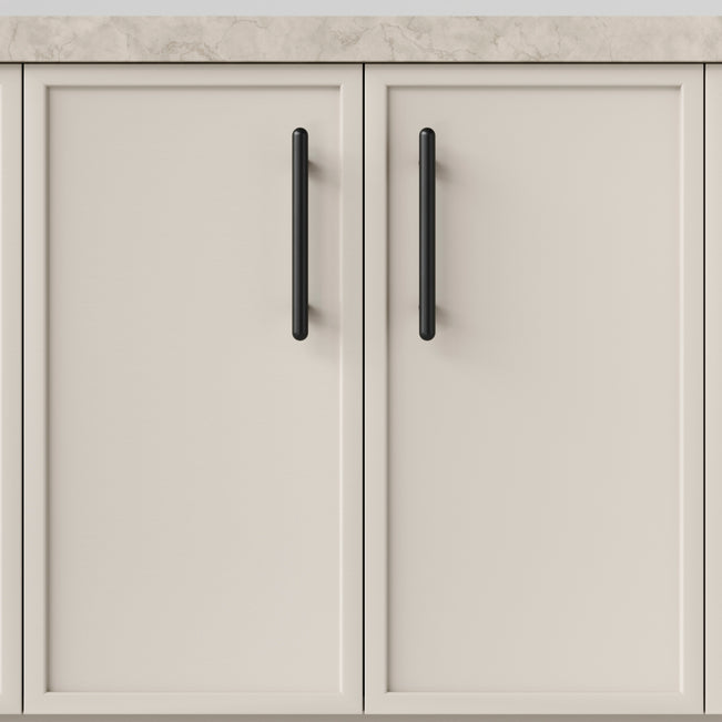 Hero Iver Puerto 160mm Cabinet Pull Handle Matte Black 24043 - The Blue Space