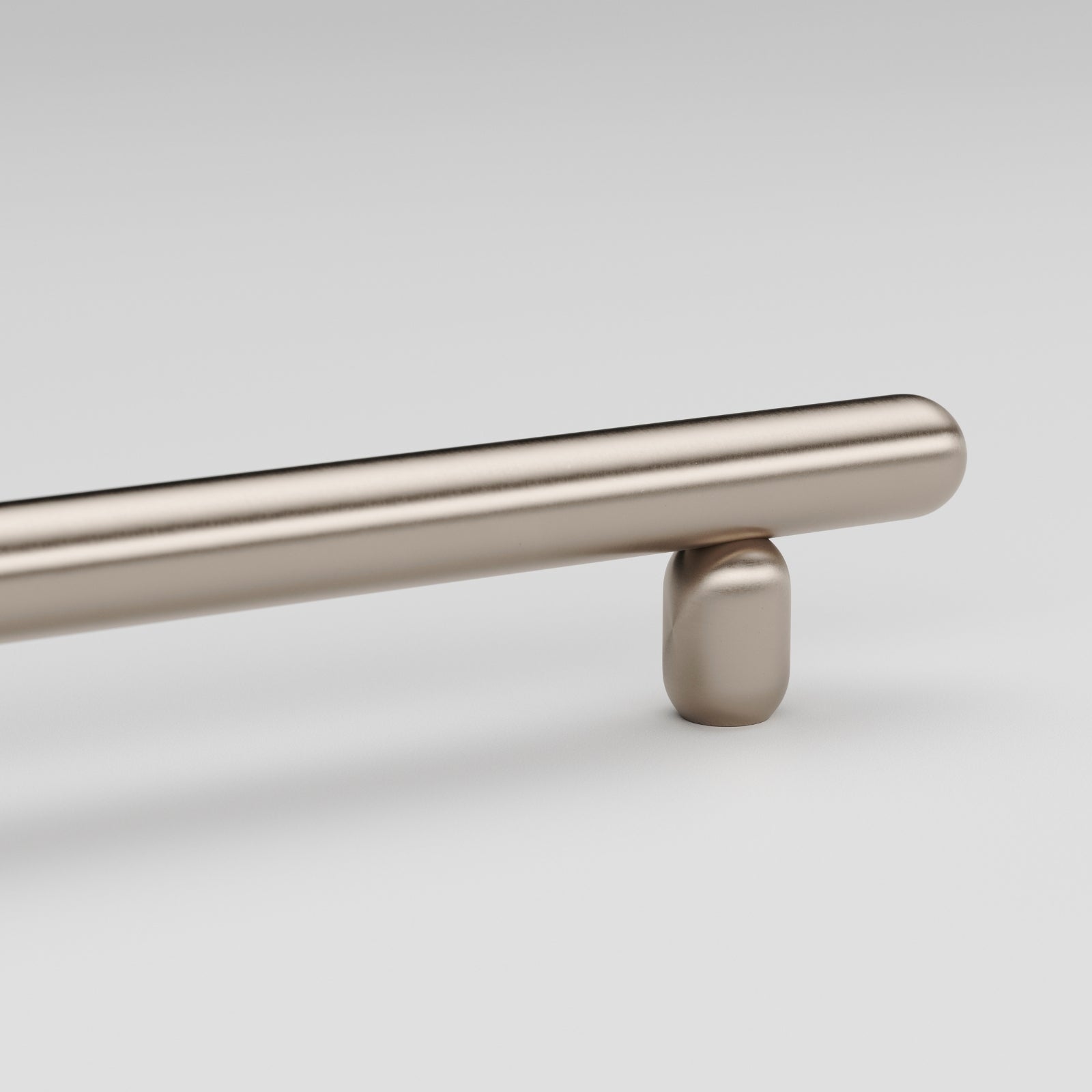 Detail2 Iver Puerto 256mm Cabinet Pull Handle Satin Nickel 24055 - The Blue Space