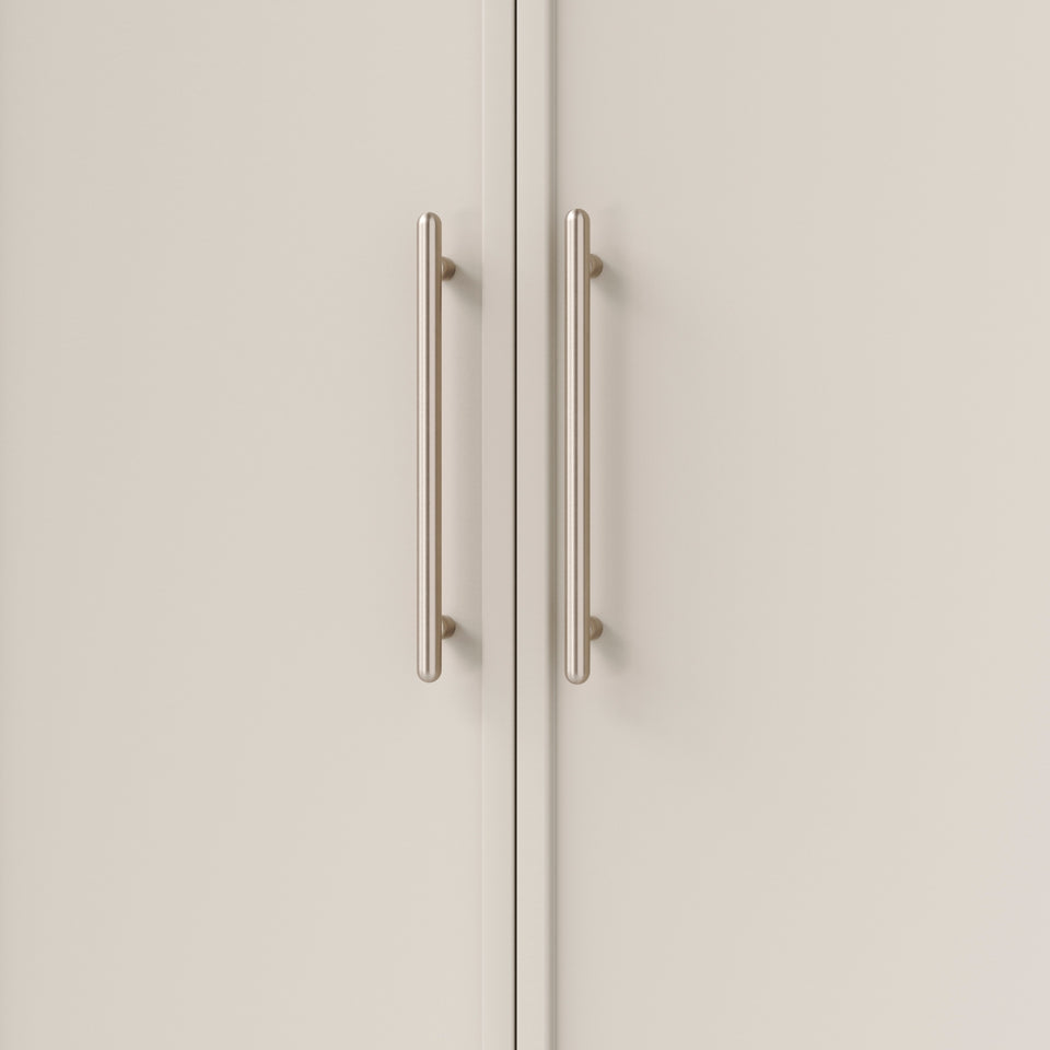 Iver Puerto 256mm Cabinet Pull Handle Satin Nickel
