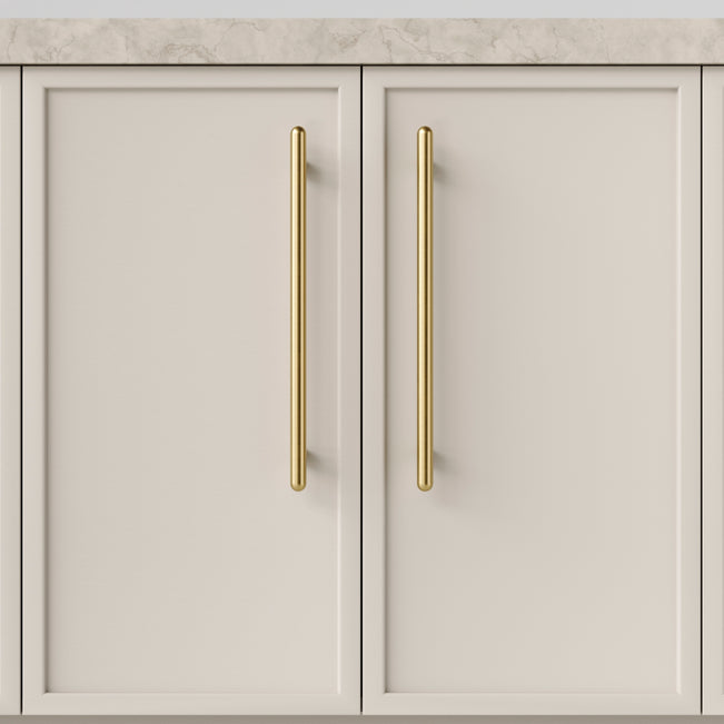Hero Iver Puerto 320mm Cabinet Pull Handle Brushed Gold PVD 24060 - The Blue Space